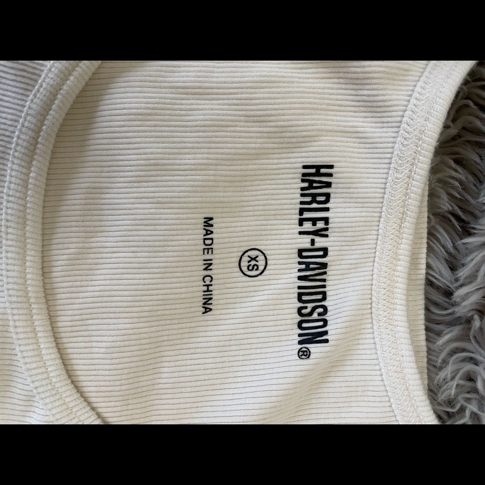 Harley Davidson Cream Tank top